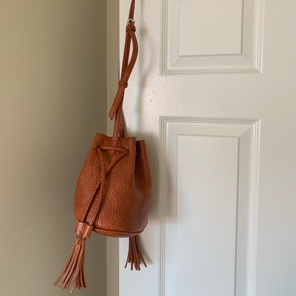 Free People Handbags - Free People Vegan Leather Bucket Bag